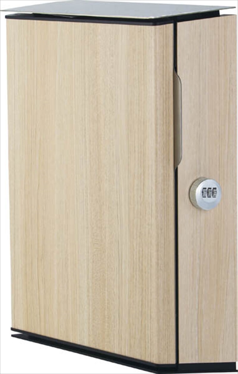 ユニソン ヴィコ WH ダイヤル錠 右開きタイプ 上入れ前出し 木目調 『郵便ポスト』 シャインチーク