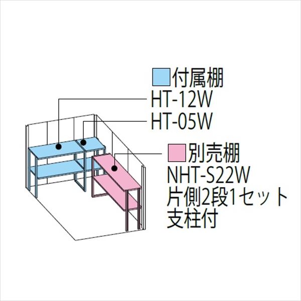 ND-SZ1822 田窪工業所 タクボ物置 ND／ストックマン 背面棚 結露減少屋根 多雪型 ディープブルー