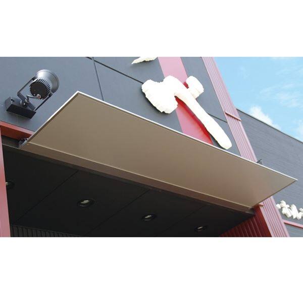 アルフィン庇　アルポリックひさし　　D600×L2100　AP60 