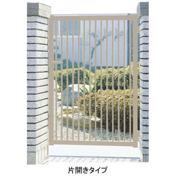 アルミゲート 伸縮門扉 両開き 高さ 1.4 m × 幅 13.2 m AKW-132-33 送料無料 門扉、玄関