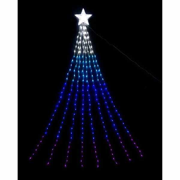 友愛玩具 LEDナイアガラライト 2.5m(グラデーションブルー) WG-1311BL 『クリスマス 屋外 LED イルミネーション ライト』 