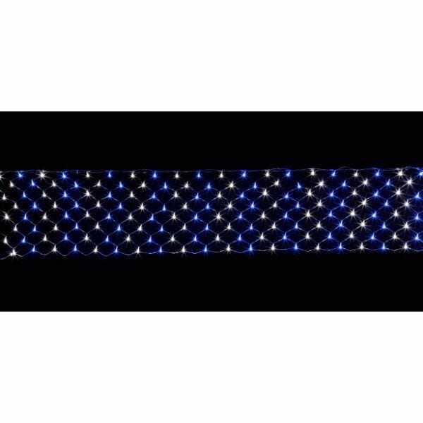 友愛玩具 LEDネットライト LEDロングネットライト(ブルー&ホワイト) WG-2373BW 『クリスマス 屋外 LED イルミネーション ライト』 