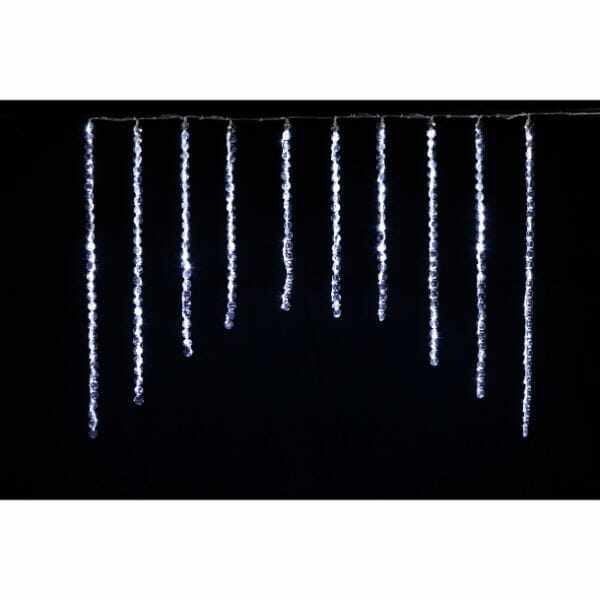 友愛玩具 LEDカーブカーテンライト アクリルシャンデリアカーブカーテンライト(ホワイト) WG-5332 『クリスマス 屋外 LED イルミネーション ライト』 