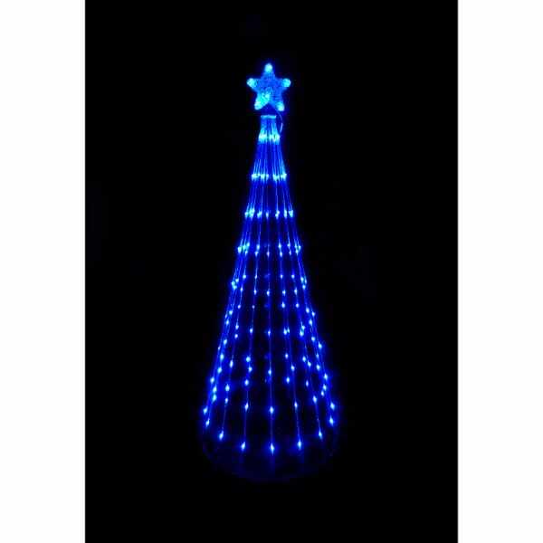友愛玩具 LEDコーンツリー 150cm(ブルー) WG-1319BL 『クリスマス 屋外 LED イルミネーション ライト』
