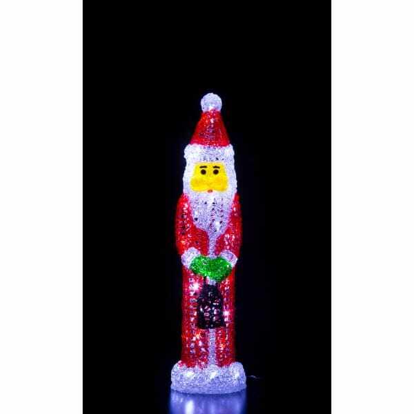 友愛玩具 LEDクリスタルモチーフイルミネーション LEDクリスタルモチーフ スリムサンタ WG-6313 『クリスマス 屋外 LED イルミネーション ライト』 