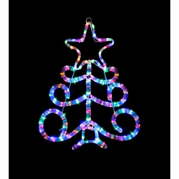 友愛玩具 LEDチューブライトモチーフ LEEチューブライト マルチツリー WG-5306MU 『クリスマス 屋外 LED イルミネーション ライト』 