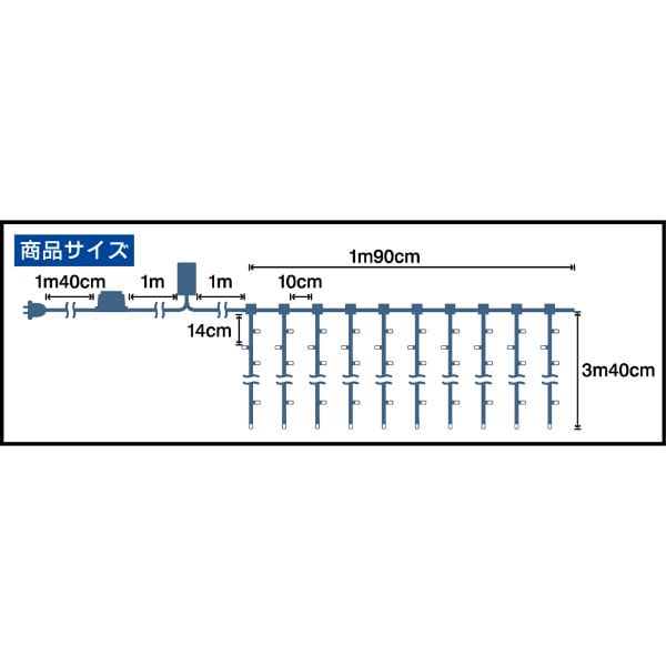 友愛玩具 LEDストロボガーデンライト LEDストロボガーデンライト（ゴールド） WG-5388GO 『クリスマス 屋外 LED イルミネーション ライト』 