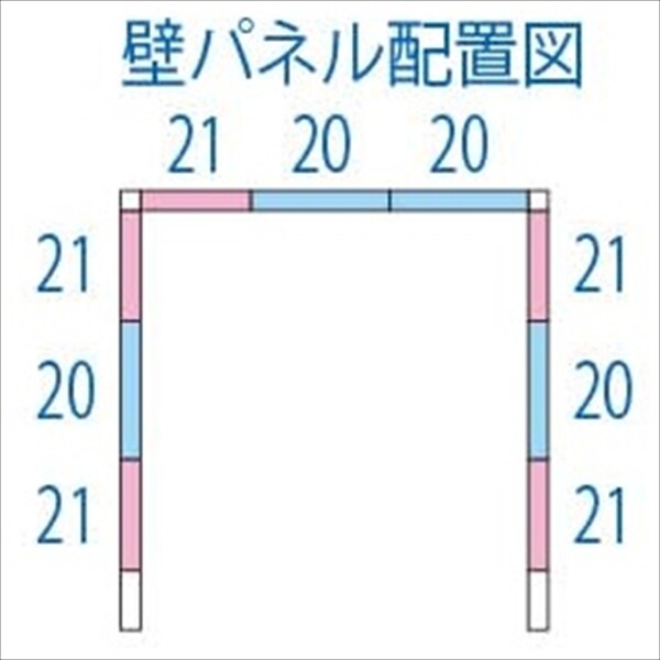 タクボ物置 ND／ストックマン 背面棚 ND-SZ2019 多雪型 結露減少屋根