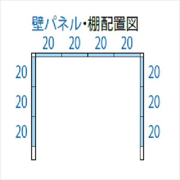 タクボ物置　JNA／トールマン　ブライト　JNA-2922W　一般型　標準屋根 ムーンホワイト