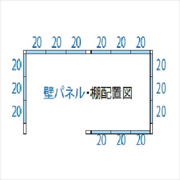 タクボ物置 JNA／トールマン ブライト JNA-4422B 一般型 標準屋根 カーボンブラウン