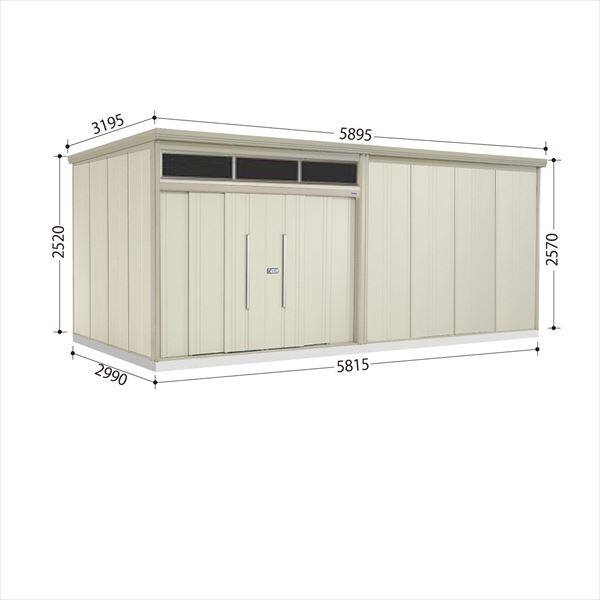 JNA-5829W 田窪工業所 タクボ物置 JNA／トールマン　ブライト 標準棚 標準屋根 一般型 ムーンホワイト