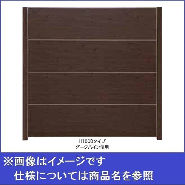 タカショー エバーアートボードフェンス 1型セット 片面 60角柱 両柱
