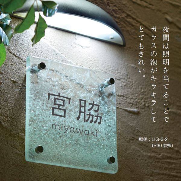 美濃クラフト ホイップ GF-61 『表札 サイン 戸建』 