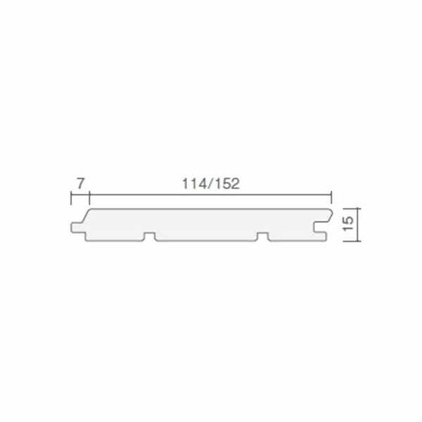 天然木部材 あづみの松 無地上小グレード 無塗装 幅114mm 8枚入り #WPFL0017 