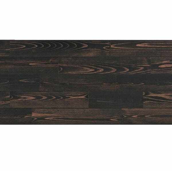 天然木部材 あづみの松 無地上小グレード UVナチュラルコート塗装 幅114mm 8枚入り 受注生産 （ブラックブラック） #WPFL0022 