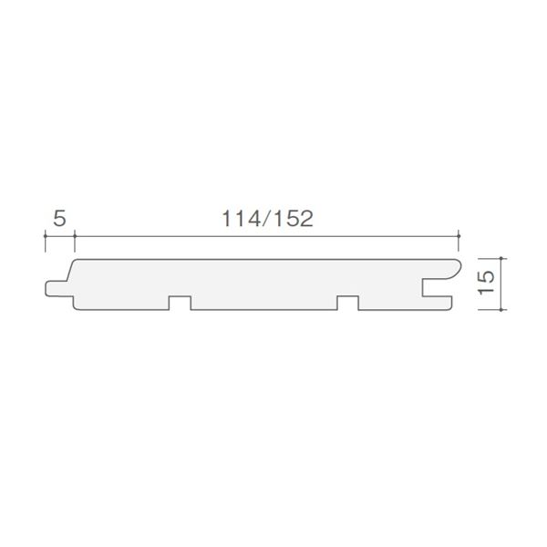 天然木部材 あづみのカラ松 節有グレード 無塗装 幅114mm 8枚入り #WPFL0178 
