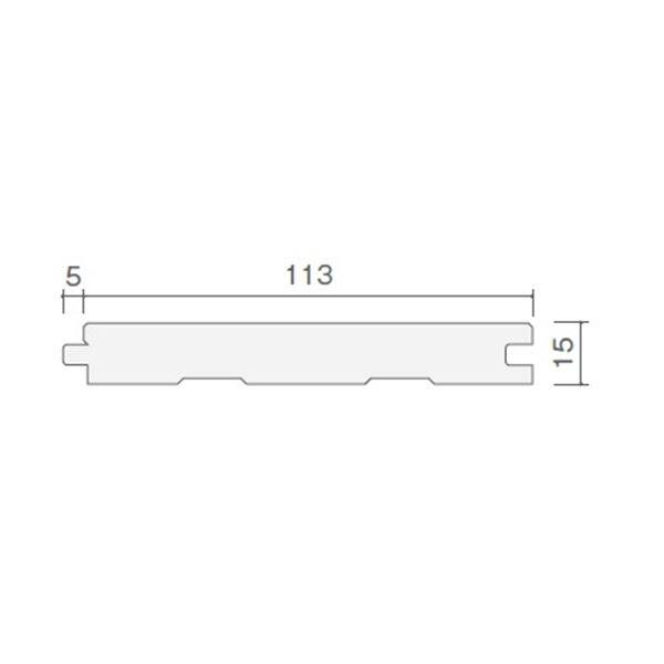 天然木部材 東濃桧 無地上小グレード 無塗装 幅113mm 8枚入り #PHFL0479 