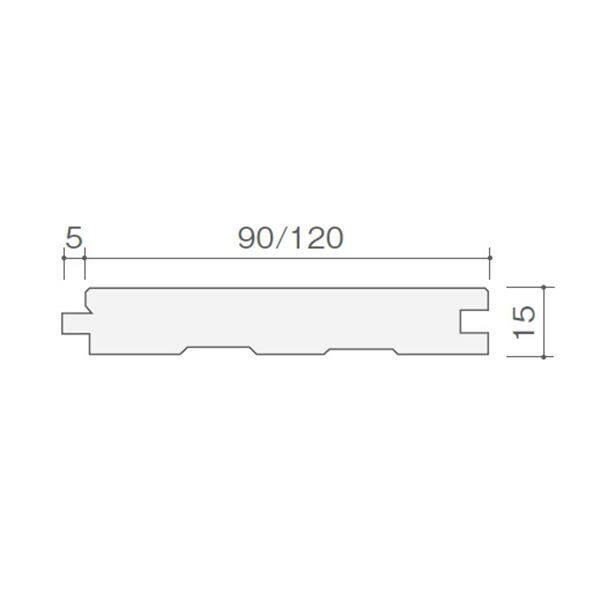 天然木部材 エコプレーゼ ナラ デラックスグレード LIVOSオイル塗装 幅90mm 10枚入り 受注生産 (ライトグレー色) #PHFL0241 