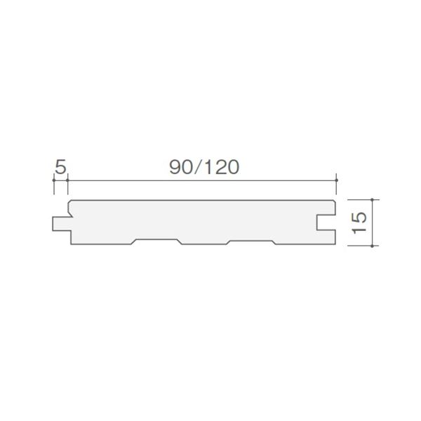 天然木部材 ナラ キャラクターグレード ウレタン塗装 幅90mm 10枚入り (クリア) #PHFL0222 