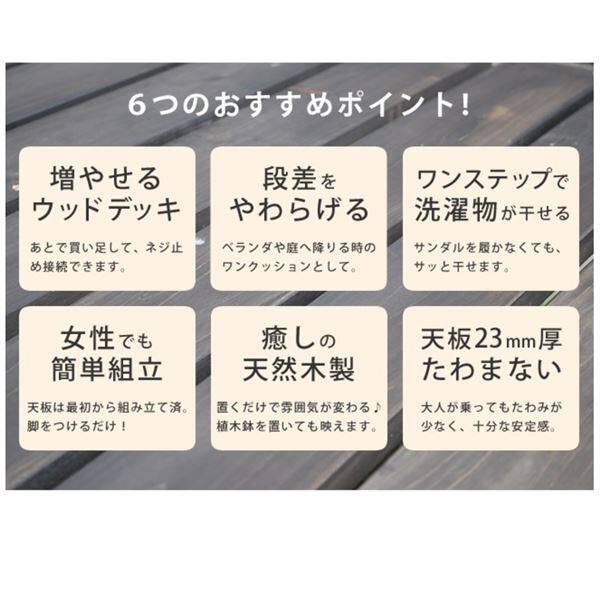 Sスタイル ユニットウッドデッキ harmonie（アルモニー）90×90 組立品 ＃SDKIT9090DBR ダークブラウン 『濡れ縁』 