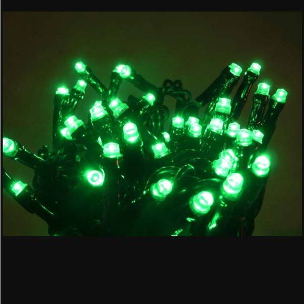 コロナ産業 LED100球グリッターライト(2回線式1回路) GLT100G 緑 『イルミネーションライト』 緑