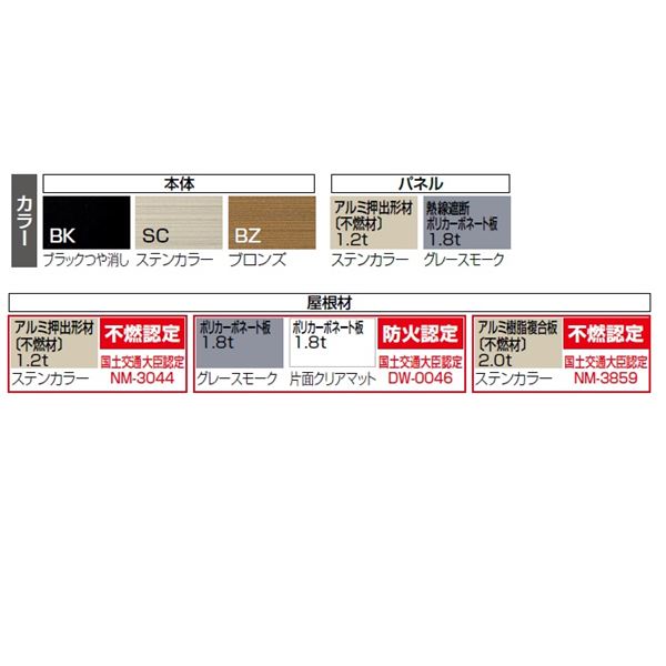 【法人様限定商品 個人宅・現場配送不可】四国化成 サイクルポート VF-R オープンタイプ 基本タイプ 連棟用基本セット(2連棟セット) 積雪50cm 延高 屋根材：アルミ樹脂複合板 LVFCSE-2149 