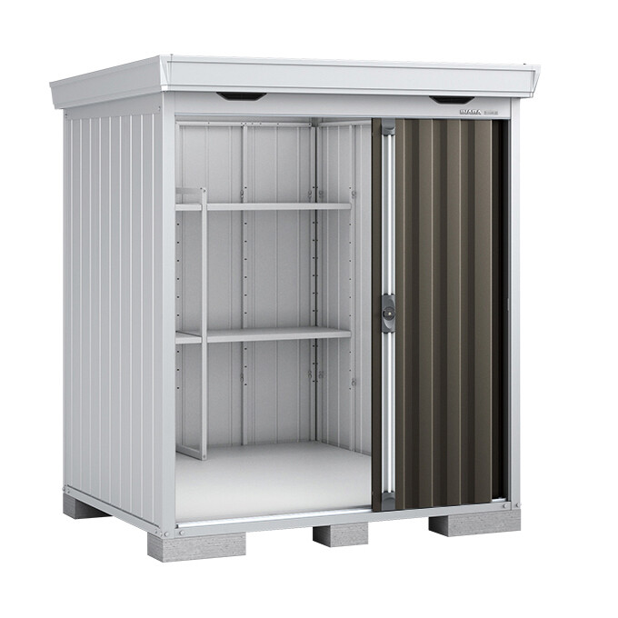 『配送は関東・東海限定』イナバ物置 FS／フォルタ FS-1814H EB 結露軽減材付屋根 ハイルーフ 豪雪型 EB（エボニーブラウン