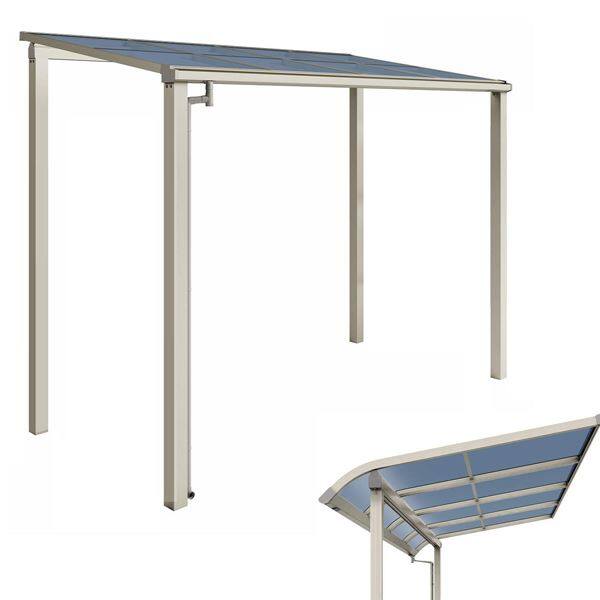 YKK 独立テラス屋根(600N/m2) レセパ 3間×5尺 ロング柱 YKK 独立テラス屋根(600N/m2) レセパ 3間×5尺 ロング柱