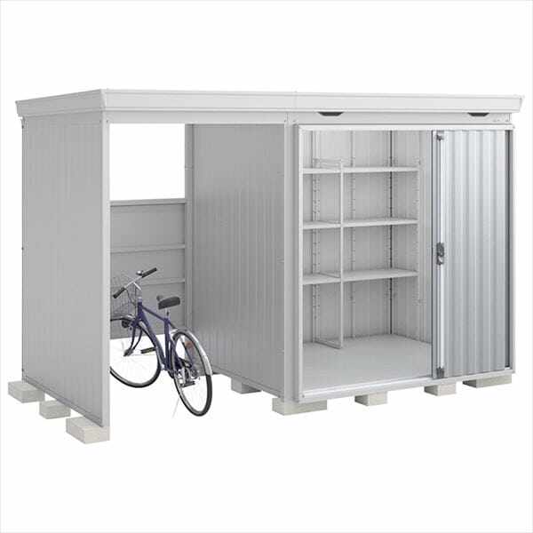 ヨドコウ物置 左側 自転車収納可能サイズ