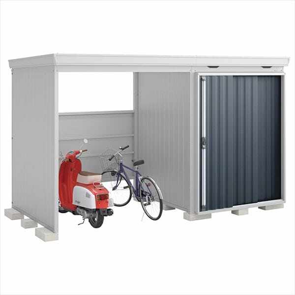 ヨドコウ物置 左側 自転車収納可能サイズ
