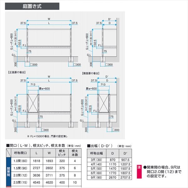 三協アルミ オルネ 庭置き式 フルクローズ たて格子 関東間 2.0間×9尺 塩ビデッキ 『後付バルコニー ウッドデッキ リフォーム向け アルミ製』 塩ビデッキ
