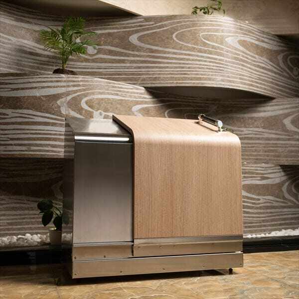 ナカノ ホームスライドダスポン スタンダードモデル 黒ZAM HSD-BZ-1050 『ゴミ収集庫 ダストボックス 屋外』 黒ZAM×エボニー