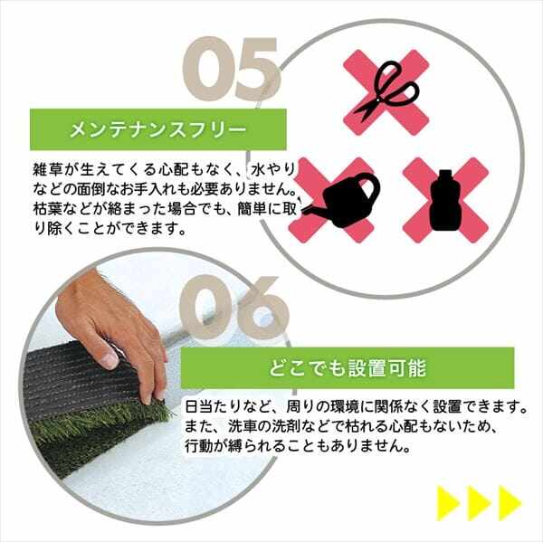 ユニオンビズ　メモリーターフスリット　幅約55mm×長さ約5m 芝丈28mm　MTS28-0605　『コンクリートの目地 リアル 芝生 人工芝 ロール』 