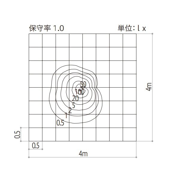 YKKAP VIEW UP スパイクプレートフロアライト よこ型R 15形相当（50lm） NNL-UDB-1 