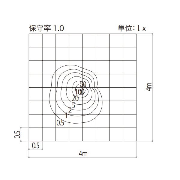 YKKAP VIEW UP スパイクプレートフロアライト よこ型L 15形相当（50lm） NNL-UDB-3 
