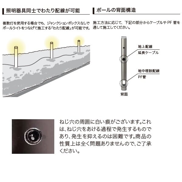 YKKAP VIEW UP ローポールライトH400 40形相当（206lm） NNL-SED-1 