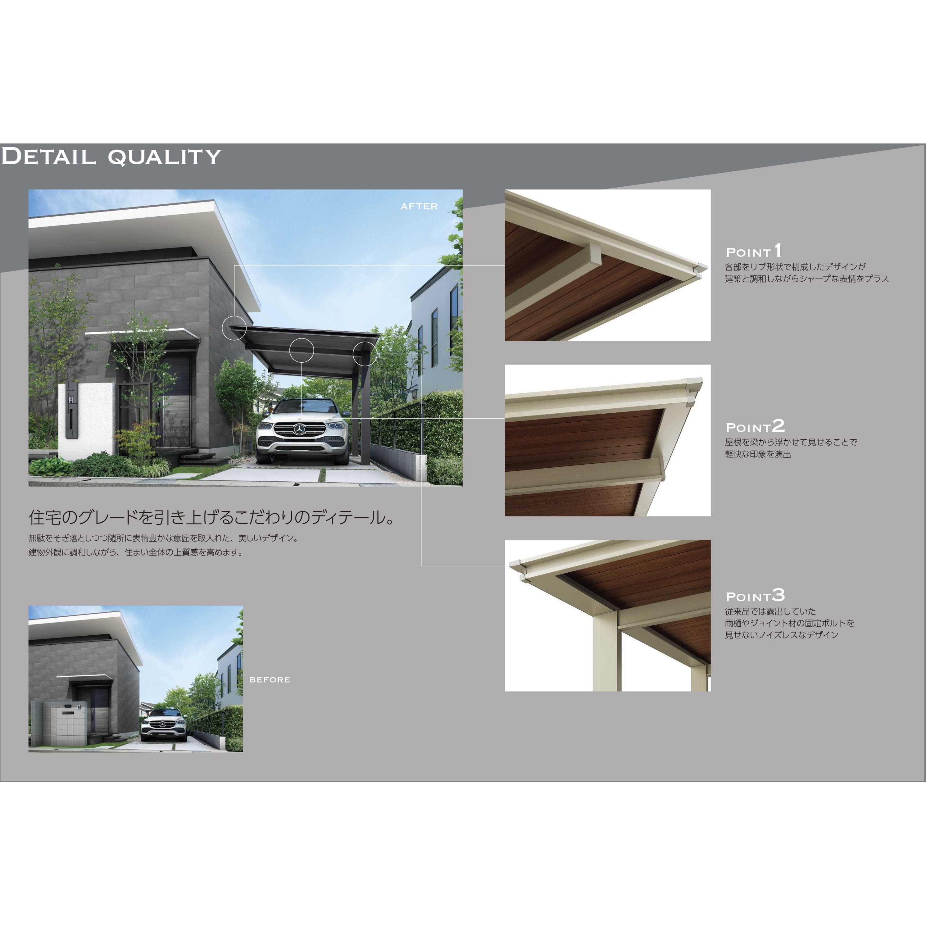 【商品のみ】カーポート 2台用 YKKAP YKK ルシアスカーポート 1500タイプ 57-51 H24 単体納まり アルミ屋根 複合カラー