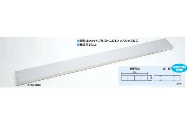 両面使用型足場板STBD