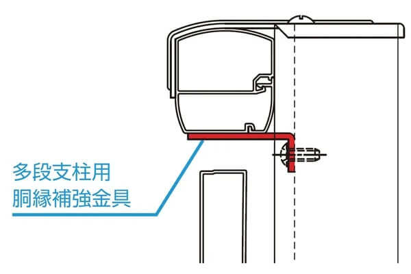 2段支柱　オプション