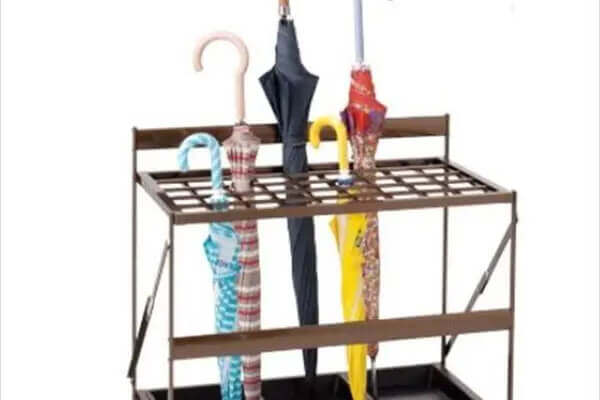 折りたたみ式アルミ製傘立て