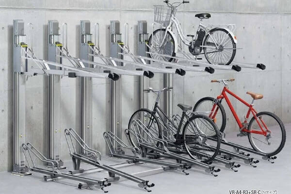 垂直昇降式自転車ラック